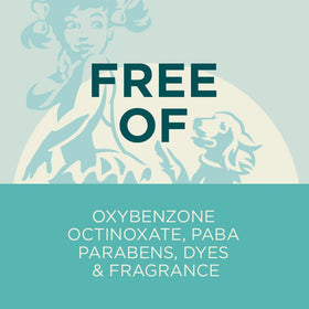 Coppertone spray nozzle closeup for quick, even application benefit