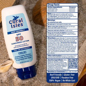 Coral Isles in beach setting highlighting water resistance and protection