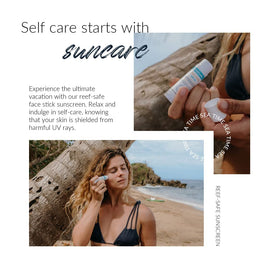 Coral Safe stick in hand demonstrating compact size and portability