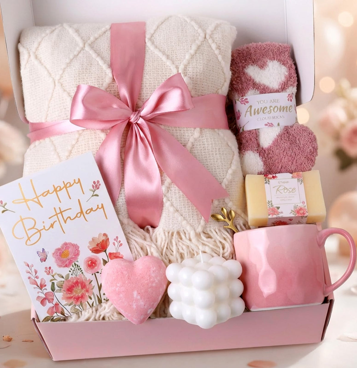 Coralogo front packaging showing rose design and gold lettering for elegant gifting
