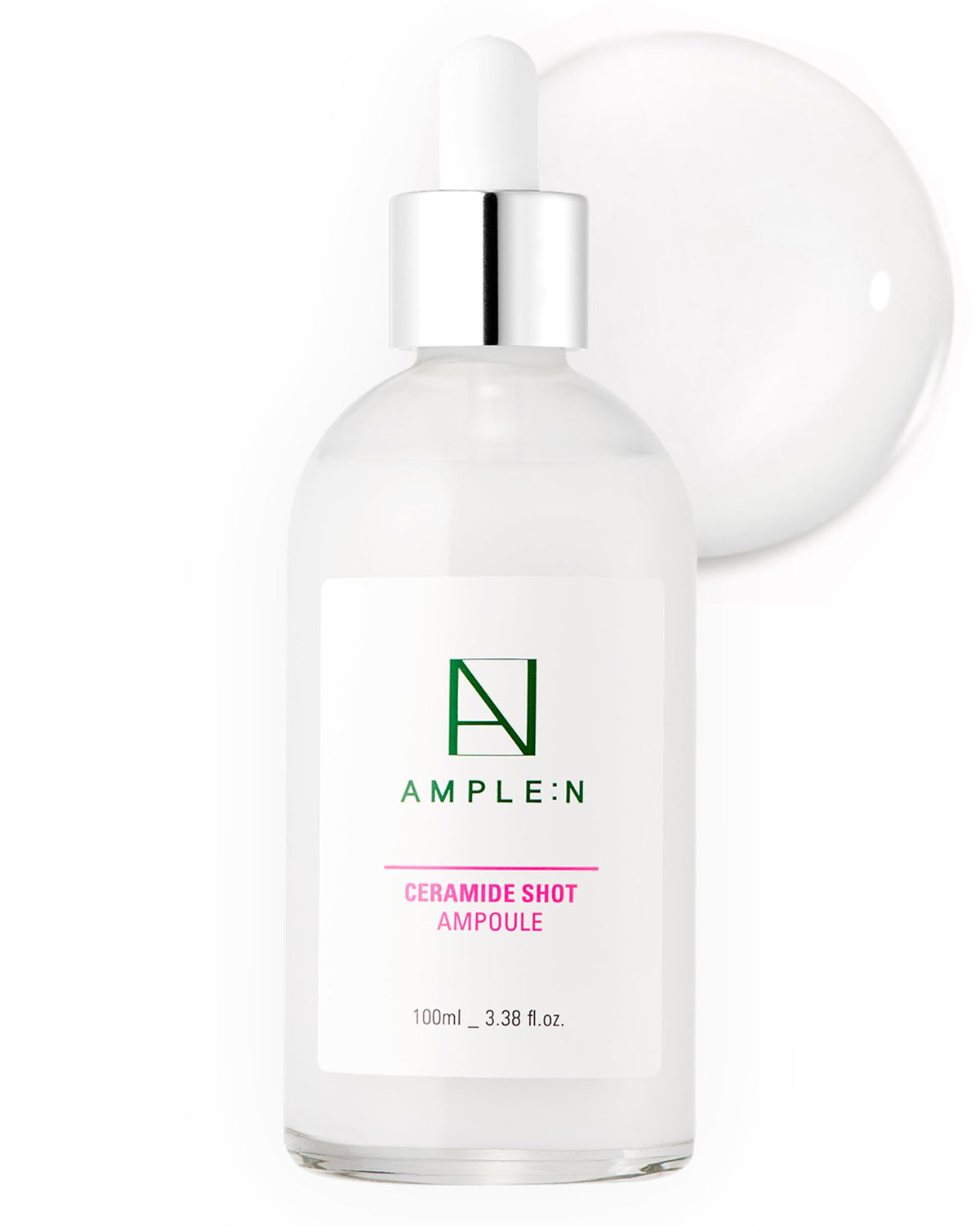 CORÉANA AMPLE:N front bottle shot showing clean design and clear volume