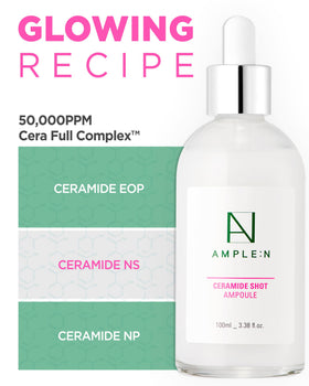 CORÉANA product label and ingredients panel highlighting ceramide complex benefit