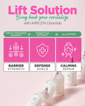 CORÉANA ampoule dispensing a measured drop demonstrating easy application benefit