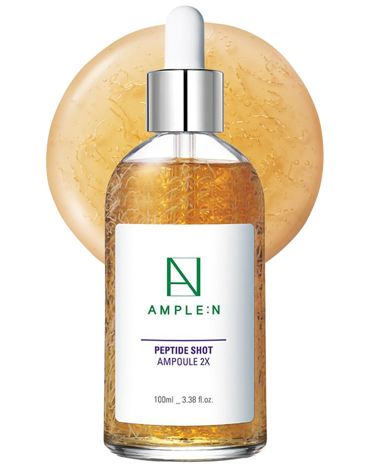 CORÉANA AMPLE:N front packaging showing bottle and box, clear anti-aging benefits