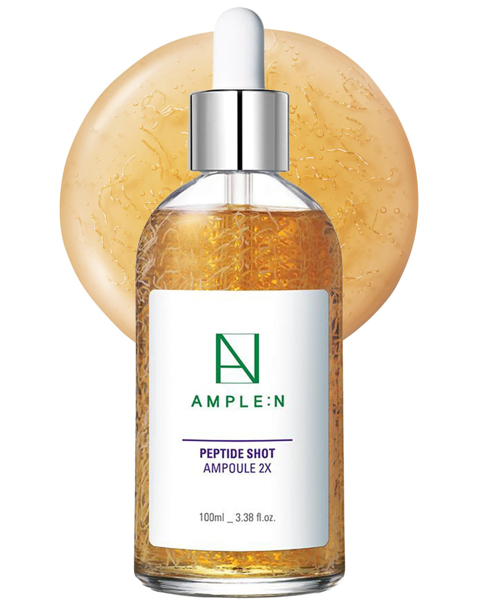 CORÉANA AMPLE:N front packaging showing bottle and box, clear anti-aging benefits