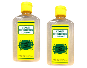 Corn Huskers front packaging shows product and fast relief benefits