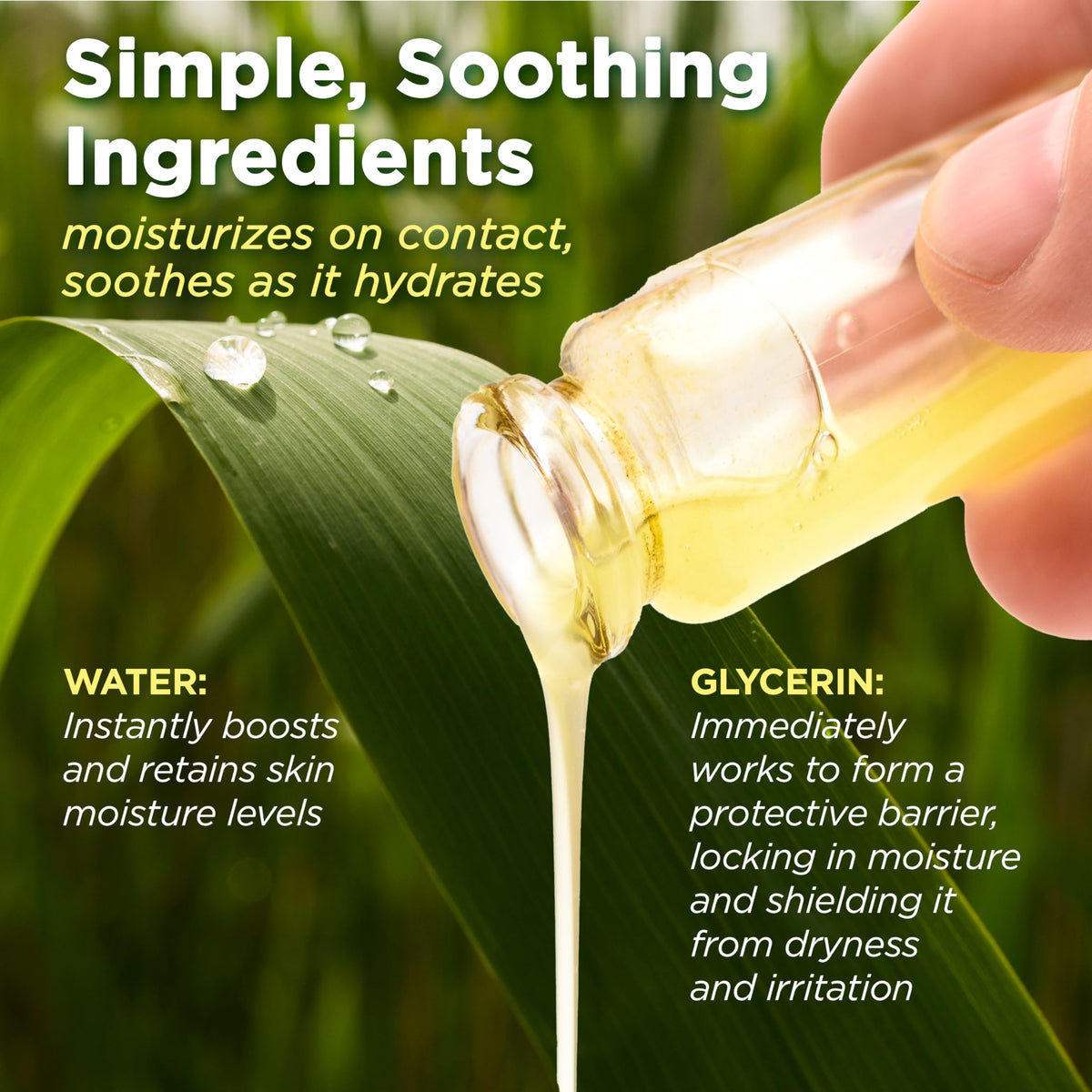 Corn Huskers lotion being spread on elbow to soothe rough skin