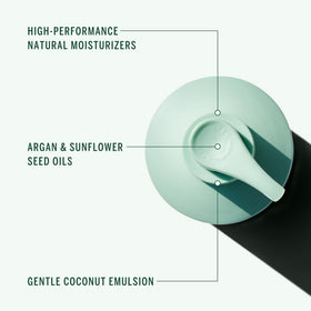 Corpus lather texture demonstrating gentle foam and moisturization