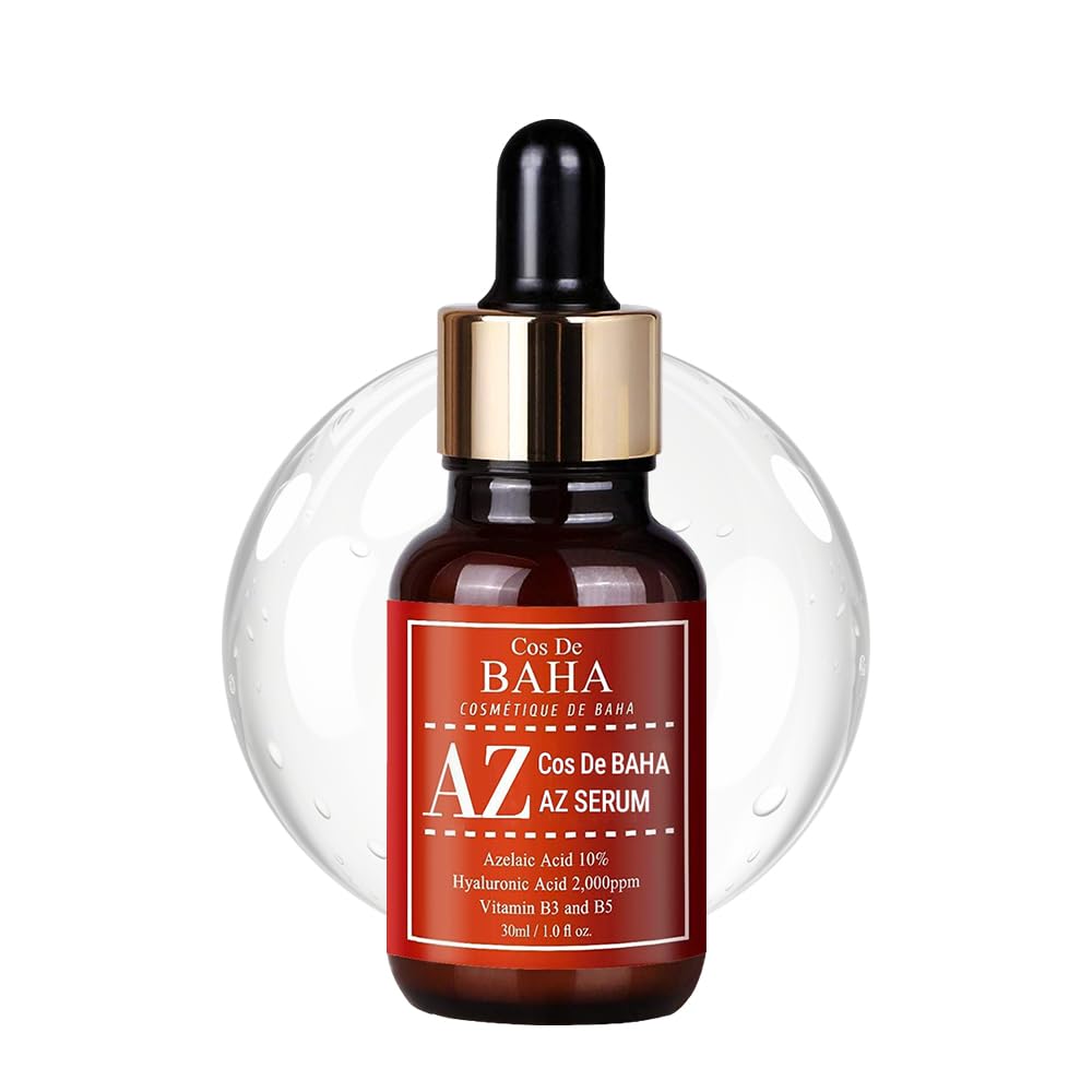 Cos De BAHA front bottle view showing sleek serum packaging and volume