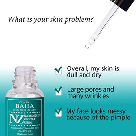 Cos De BAHA bottle in hand illustrating compact 30 ml size and easy dispensing benefit