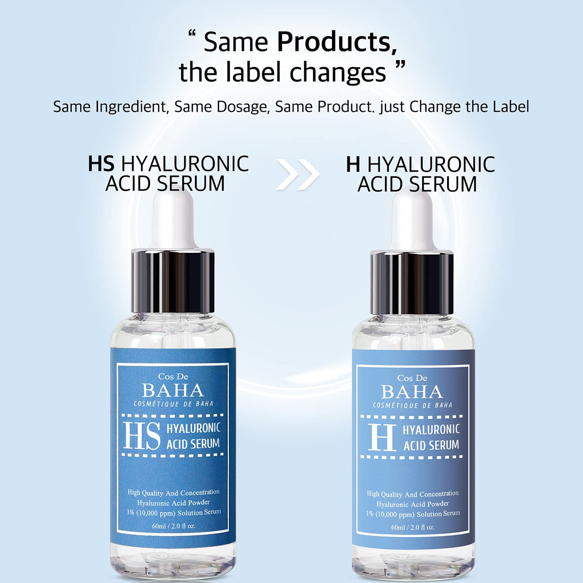Cos De BAHA packaging box displaying simple ingredients and refill-friendly look benefit