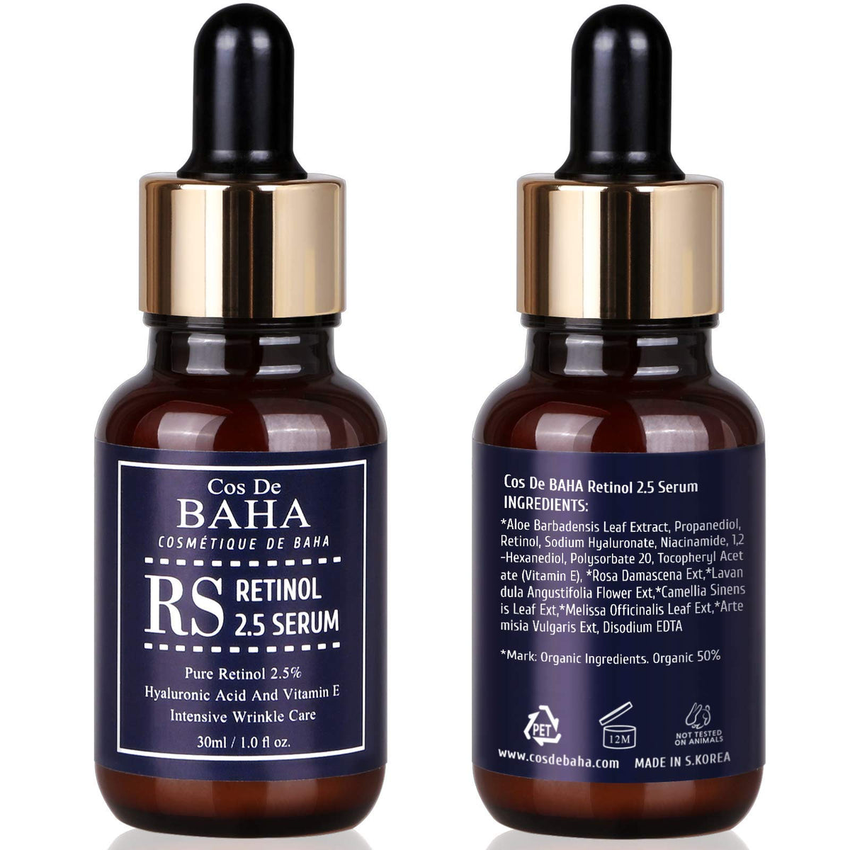 Cos De BAHA illustrative before and after scale, showing visible texture improvement