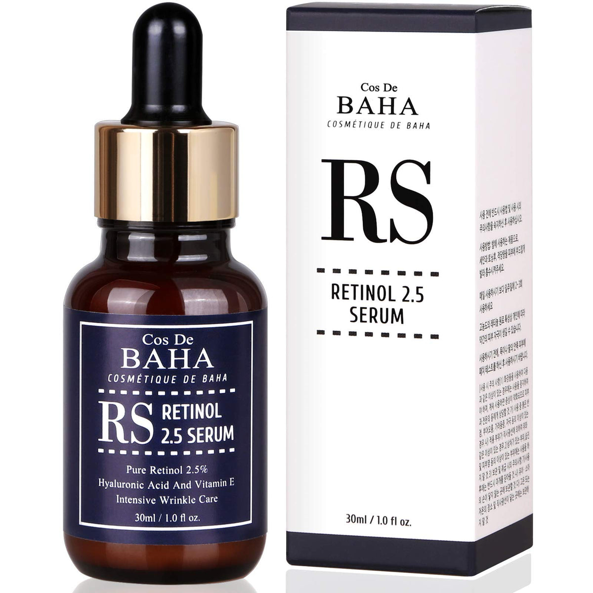 Cos De BAHA front packaging showing bottle and label, highlighting strength