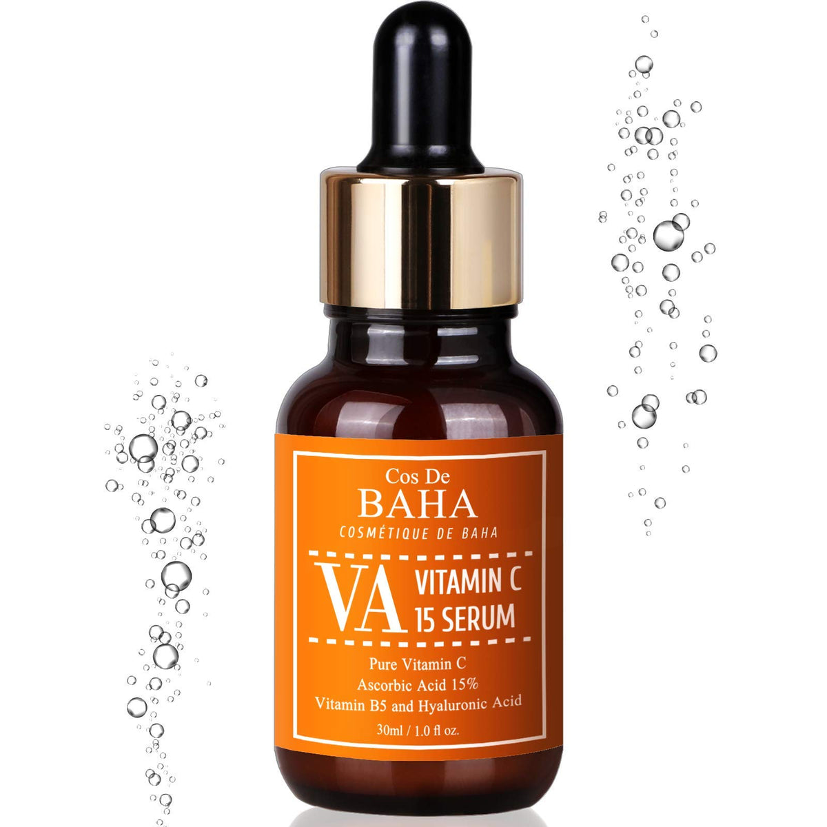 Cos De BAHA serum being applied to hand demonstrating smooth finish