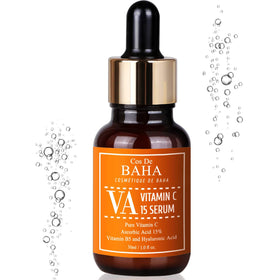 Cos De BAHA serum being applied to hand demonstrating smooth finish