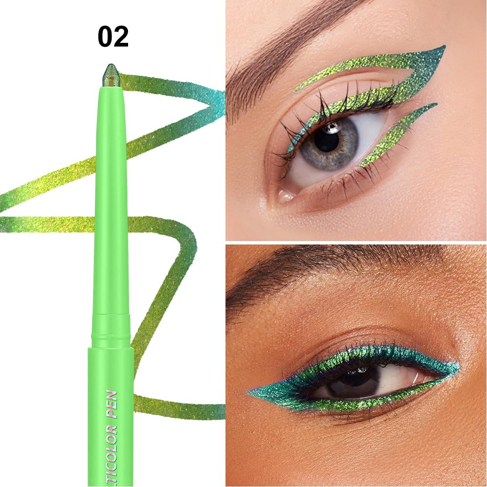 COSASTYA product applied on eyelid demonstrating radiant color and blendability benefit