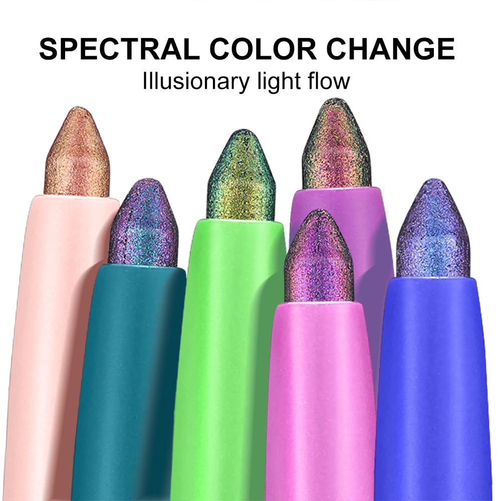 COSASTYA six multichrome pencils laid out to display the range and styling options