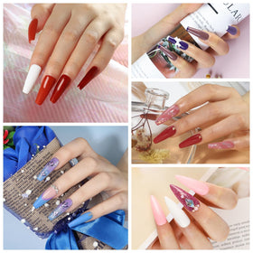 COSCELIA palette of 35 gel polish colors for versatile looks