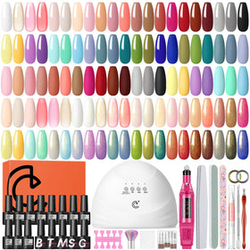 COSCELIA front packaging showing full 53-piece kit and color range, clear starter set benefit