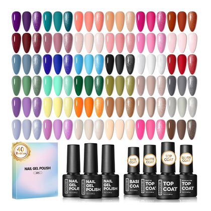 COSCELIA front packaging showing full 40-piece set and colorful bottles, great value