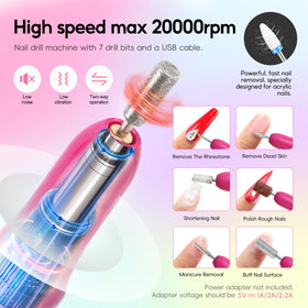 COSCELIA mini UV lamp curing nails demonstrating faster even curing