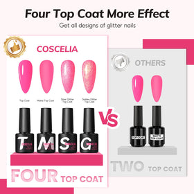 COSCELIA manicure tools and accessories layout for prep convenience benefit