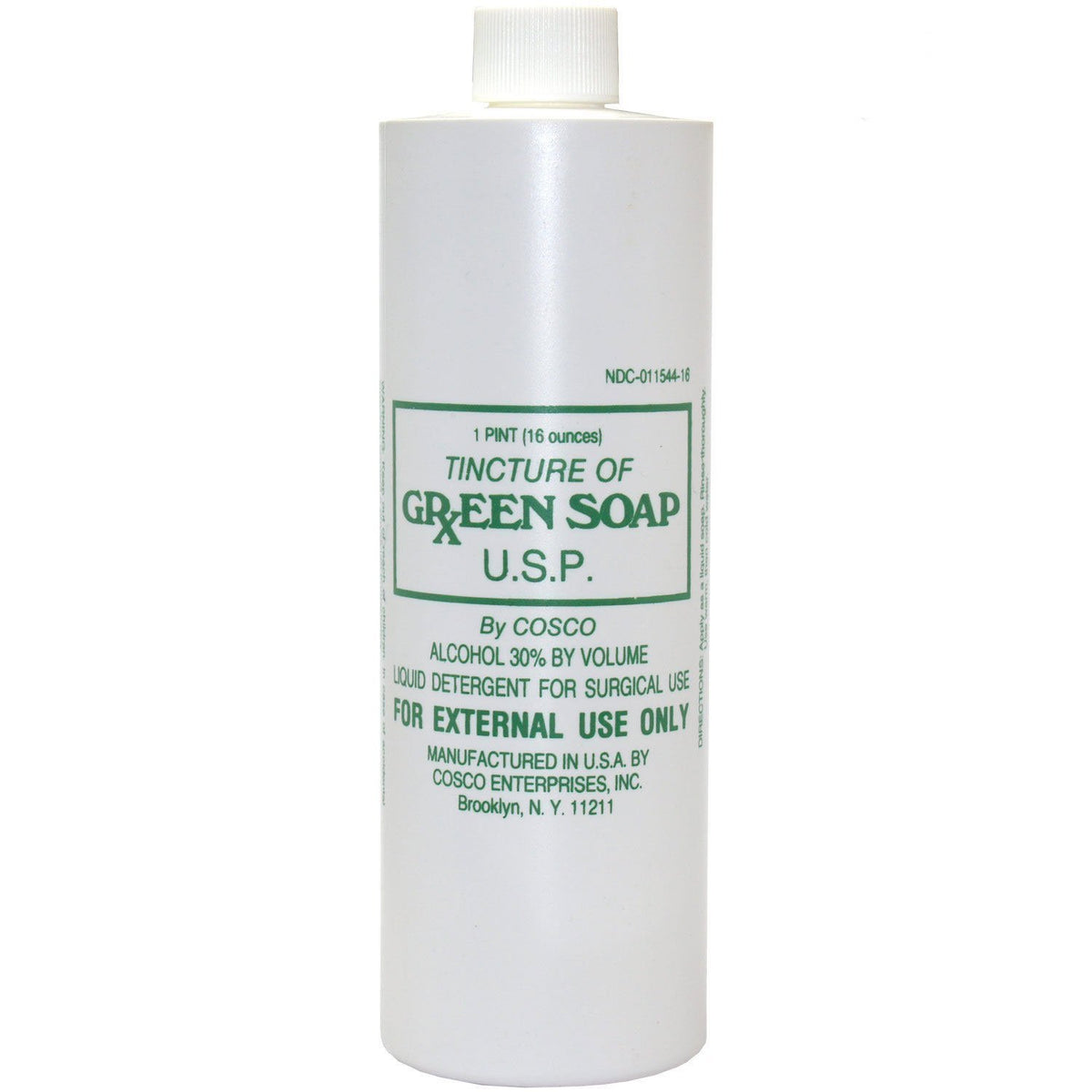 Cosco green soap front label showing product and lavender scent benefit