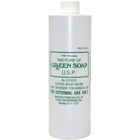 Cosco green soap front label showing product and lavender scent benefit