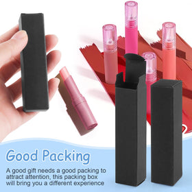 Cositina assembled box with lipstick inside demonstrates secure fit