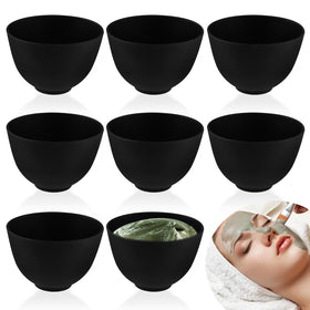 Cositina front view of black mixing bowl showing compact shape and easy use