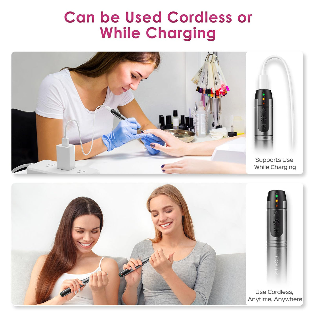 COSLUS C20 in hand to show scale and lightweight 0.2 lb benefit for reduced fatigue