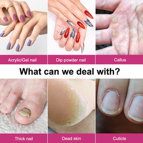 COSLUS C20 in use during a manicure demonstrating quiet operation and professional finish