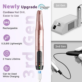 COSLUS pen handpiece close-up showing ergonomic grip for precise control