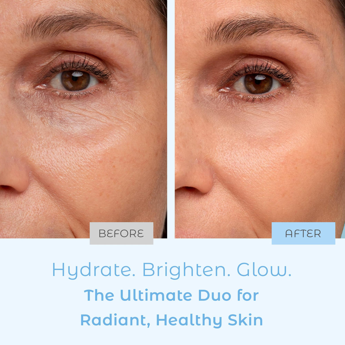 Cosmedica Hyaluronic Acid gel texture on skin providing instant hydration