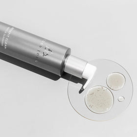 COSMEDIX 150ml bottle next to common items showing true scale