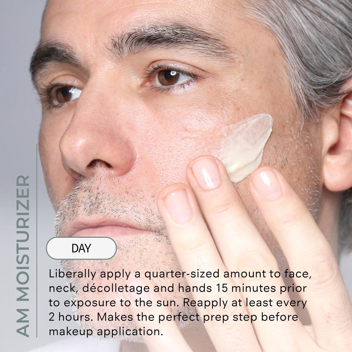 COSMEDIX product applied on hand demonstrating smooth, non-greasy hydration