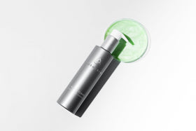COSMEDIX on bathroom shelf in lifestyle setting, promotes daily routine ease