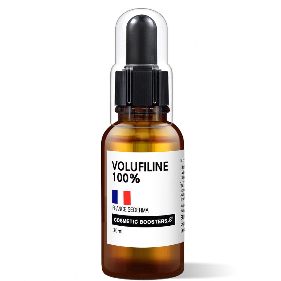 COSMETIC BOOSTERS front packaging showing 30ml bottle and brand clarity benefit