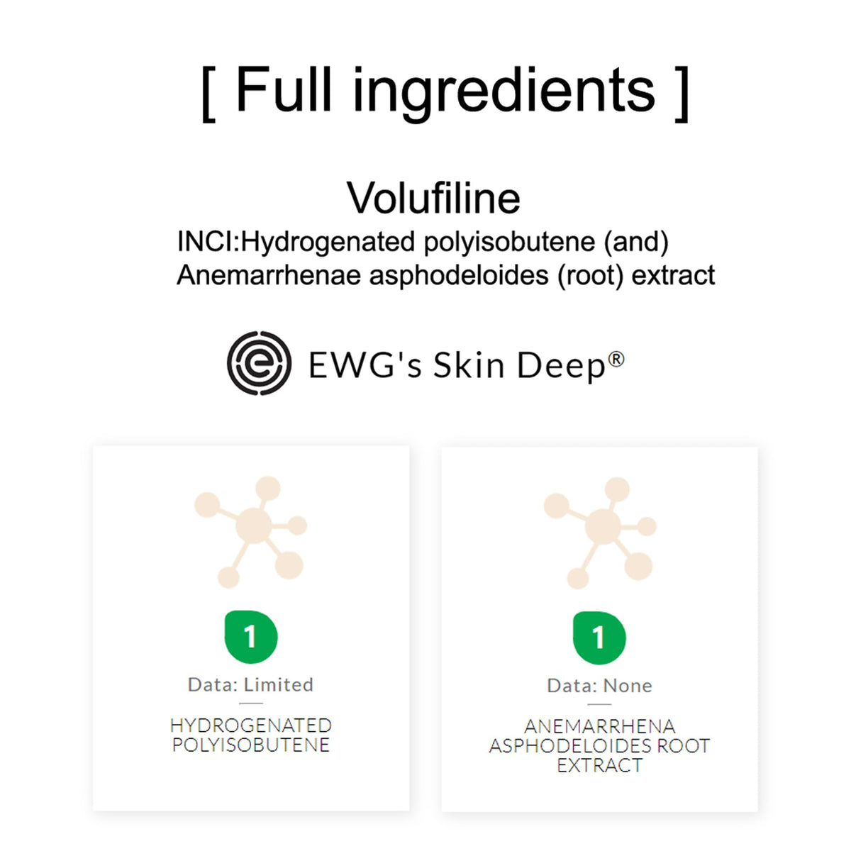 COSMETIC BOOSTERS clear label detail highlighting ingredient transparency benefit