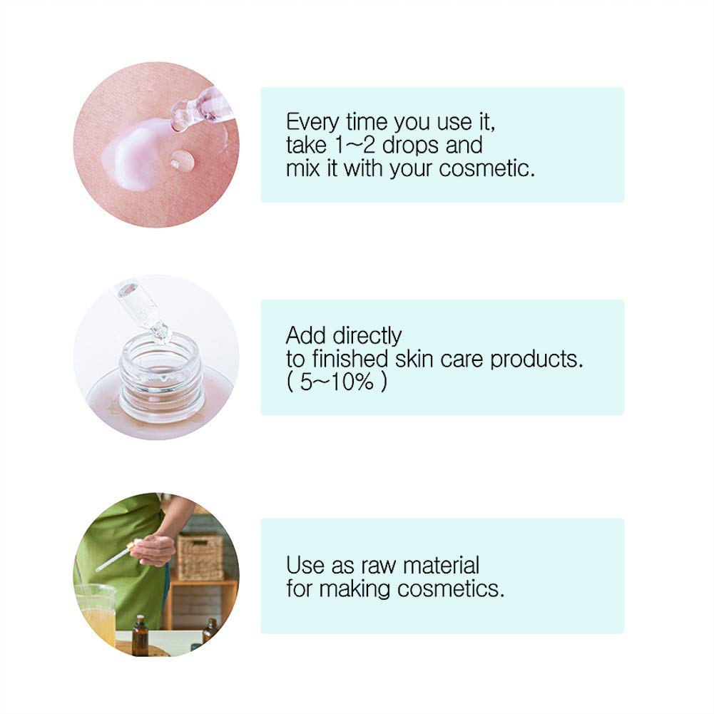 COSMETIC BOOSTERS label detail highlighting full ingredient list and transparency benefit