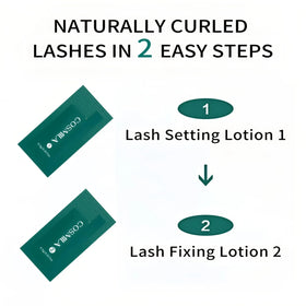 COSMILA lotion drop texture showing nourishing, smooth formula