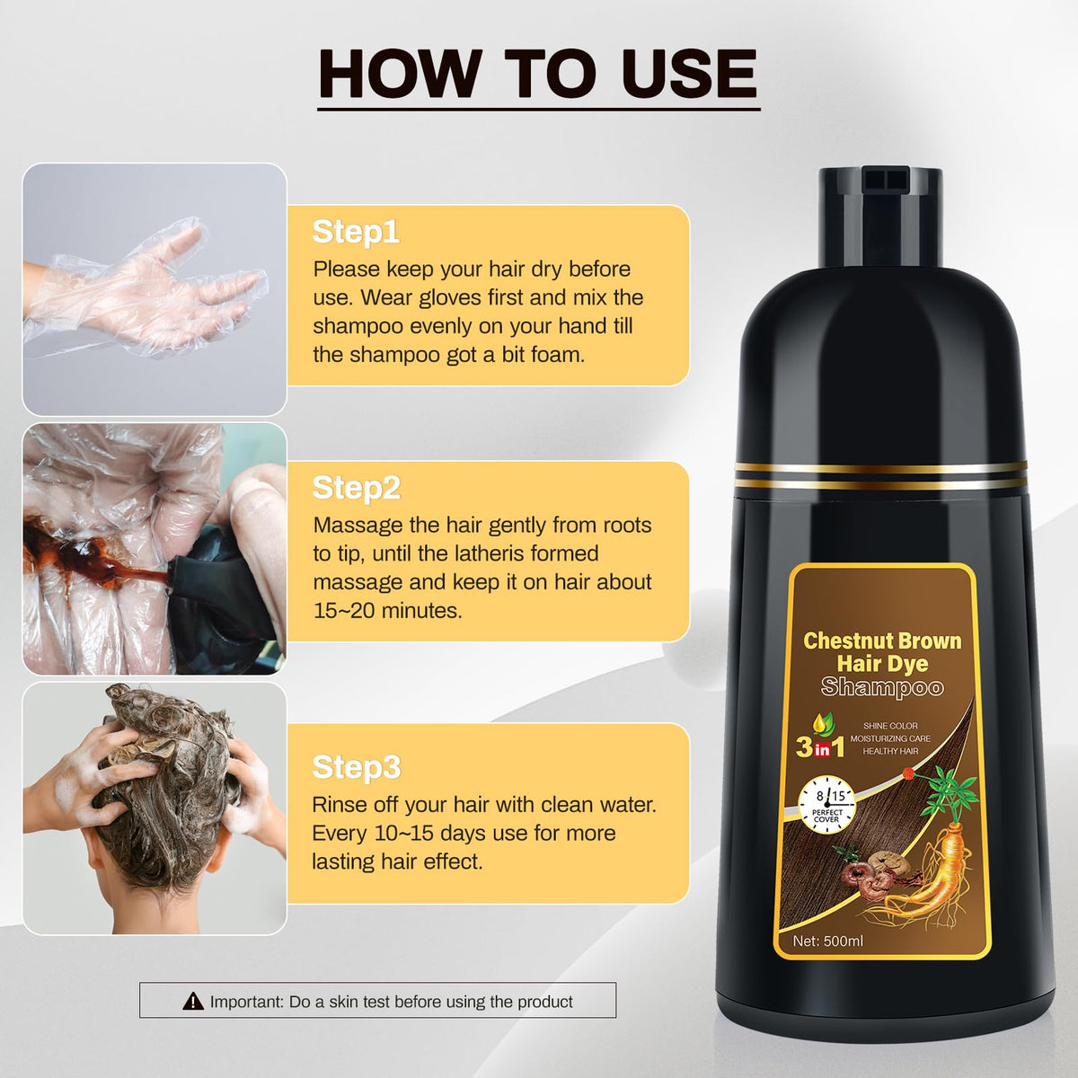 cosmpro bottle and contents displayed for scale and included gloves