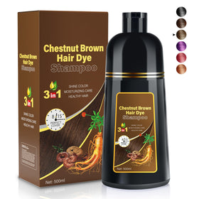 cosmpro front packaging showing chestnut brown shade and benefits