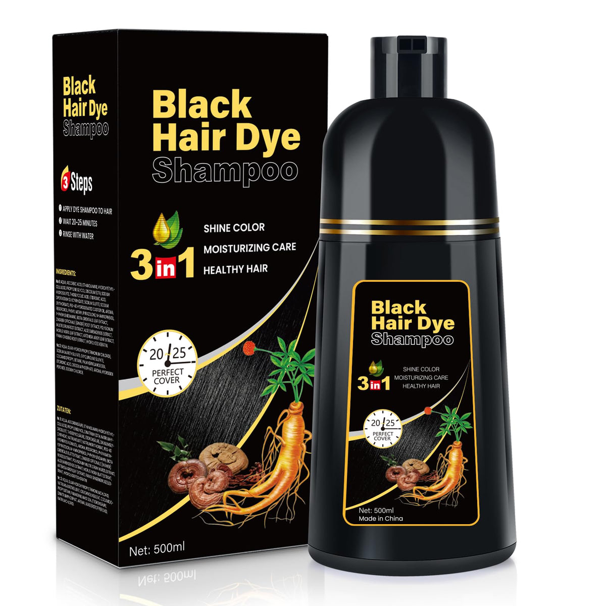 cosmpro front packaging showing bottle and clear label, easy-grip benefit