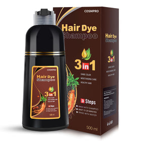 cosmpro front packaging chestnut brown showing product benefit of instant gray coverage