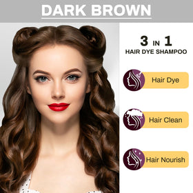 cosmpro in-shower use shown on wet hair for easy application