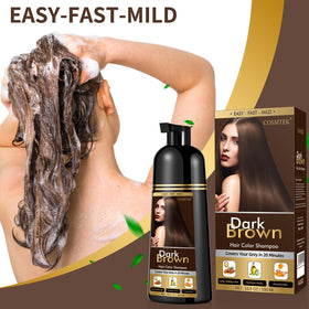 COSMTEK shampoo lather texture on hand demonstrating smooth foaming and conditioning