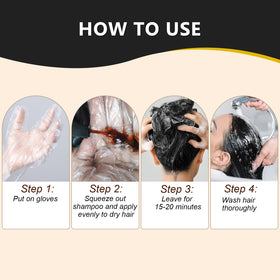 COSMTEK foam on hair during massage showing coverage and conditioning benefit