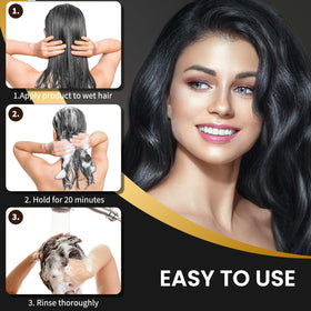 COSMTEK shampoo in shower setting showing easy in-shower application