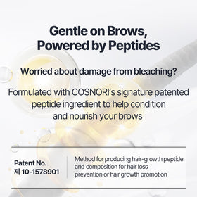 COSNORI ingredient label close-up highlighting clear instructions and safety benefit